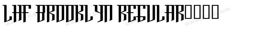 LHF Brooklyn Regular字体转换